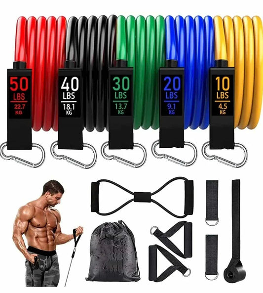 💪 Ultimate Resistance Band Set 🔥 For Heavy Workouts 🏋️‍♀️